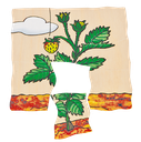 Lagen-Puzzle "Erdbeere"