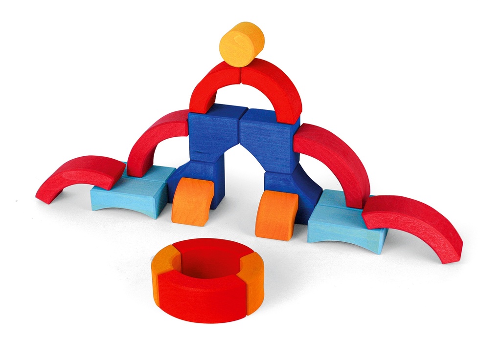 Baupuzzle Kreis 21 Teile