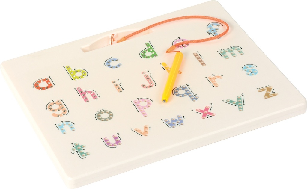 Magnet Schreibtafel Ziffern und Kleinbuchstaben