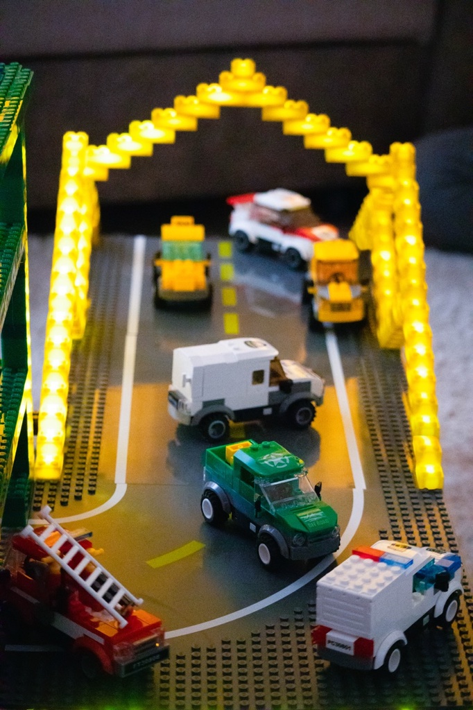 Bauplatten Set Straße, 10 Stück