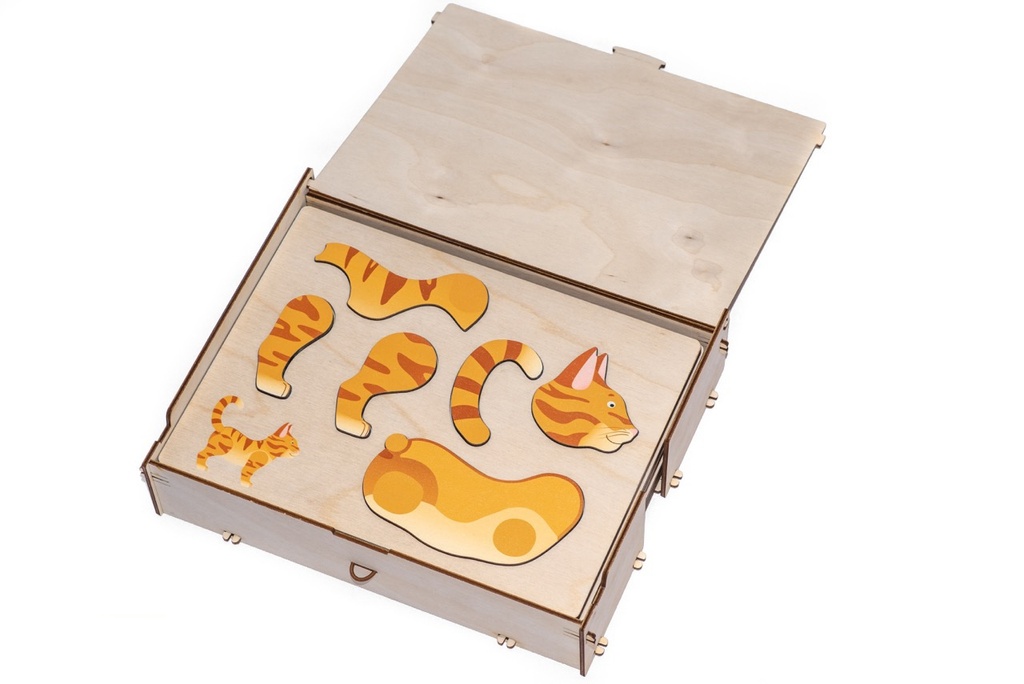 Magnetpuzzle Bauernhoftiere