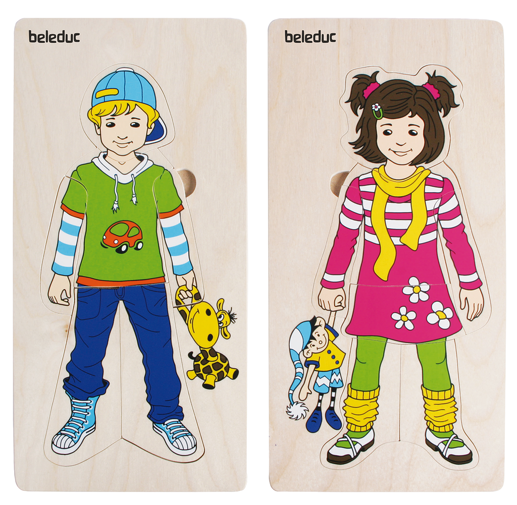 Lagen-Puzzle-Set "Anika & Denis"
