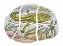 Lagen-Puzzle "Frosch"