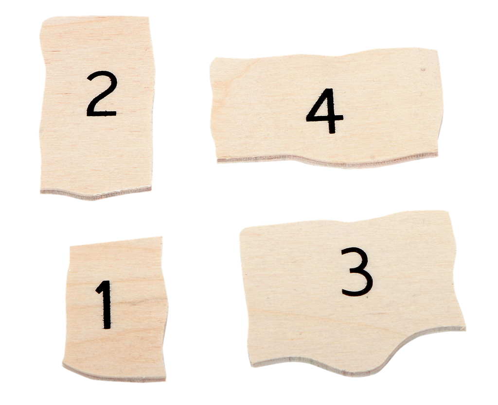 Lagen-Puzzle "Karotte"