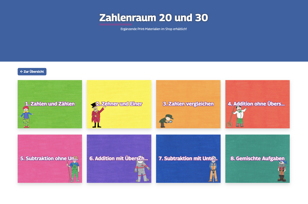 Zahlenraum 30 - Jahreslizenz