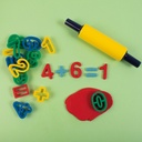 Ausstechformen für Knete - Buchstaben und Zahlen