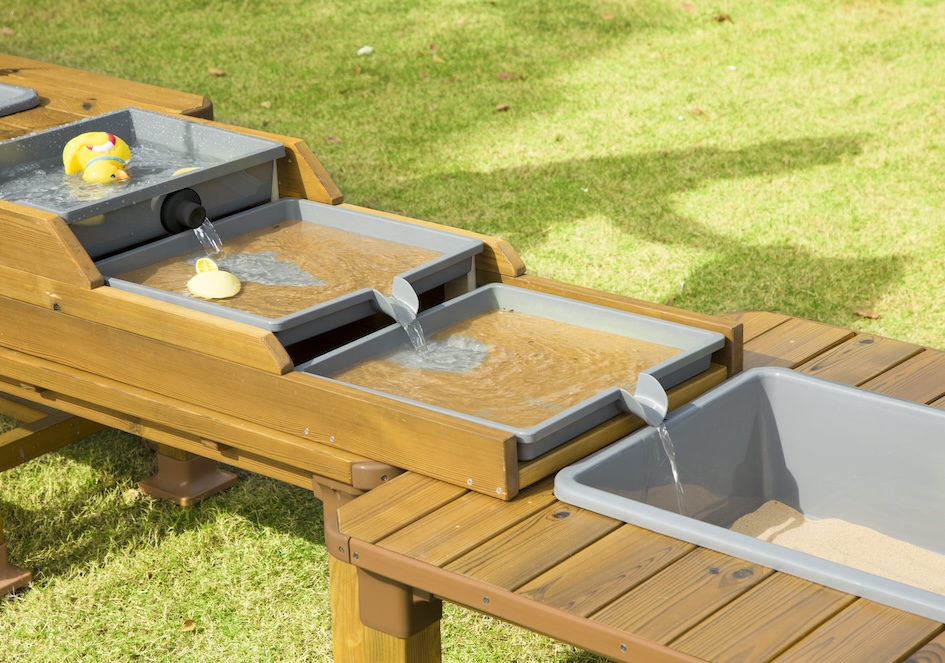 Outdoor Sand- und Wassertische, 3er Set