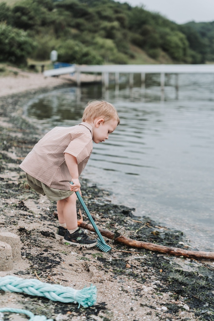 Blue Marine Set - Schaufel, Rechen und Bohrer 