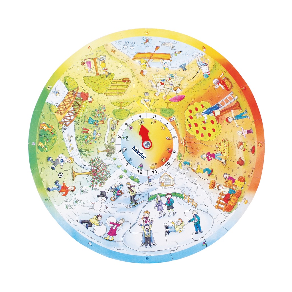 XXL Lernpuzzle - Vier Jahreszeiten