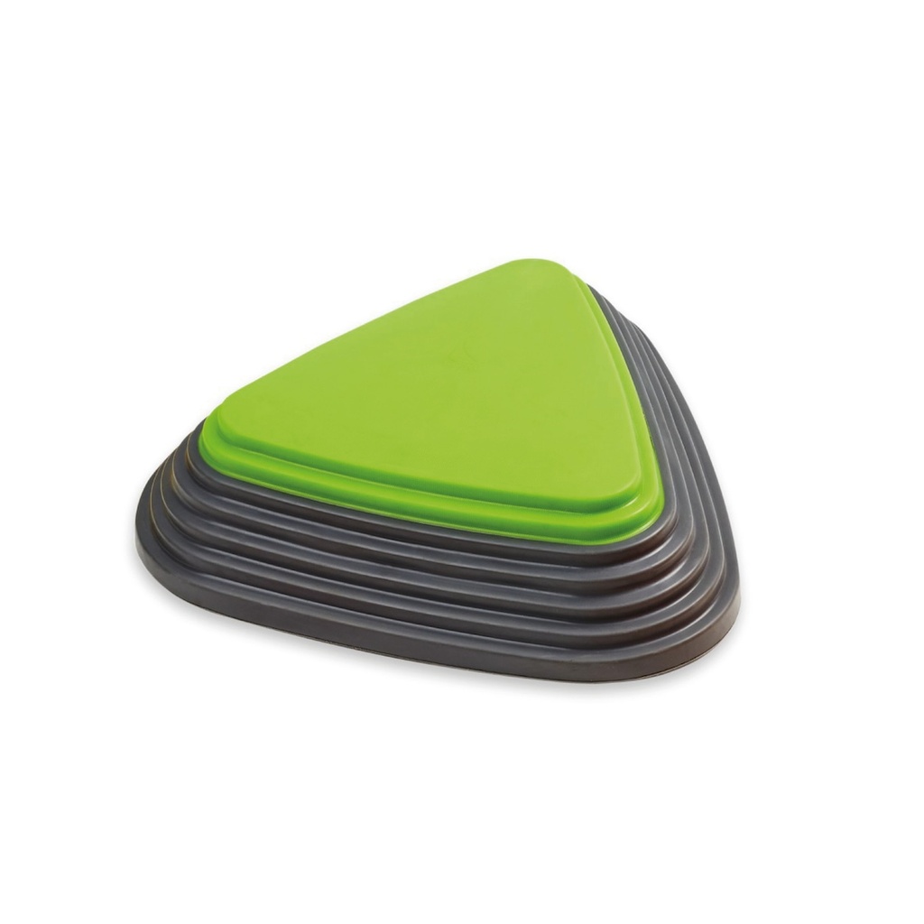 Flussstein mit Sprungfeder