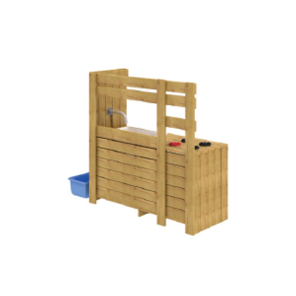 Outdoor Spielküche mit Pumpe