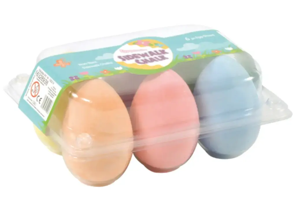 Kreide-Eier 6er Set