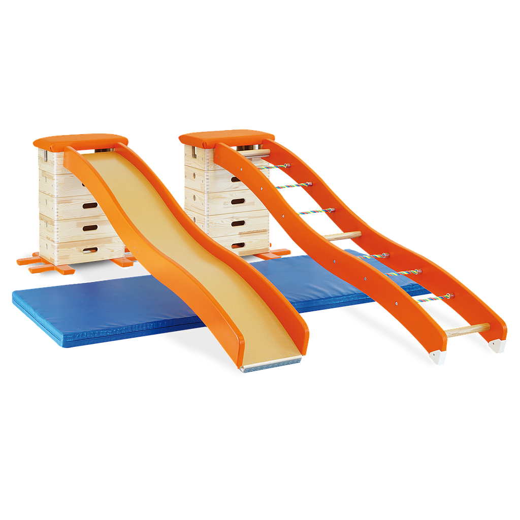 Rutsch und Kletterbrett Wellenform U3 geeignet
