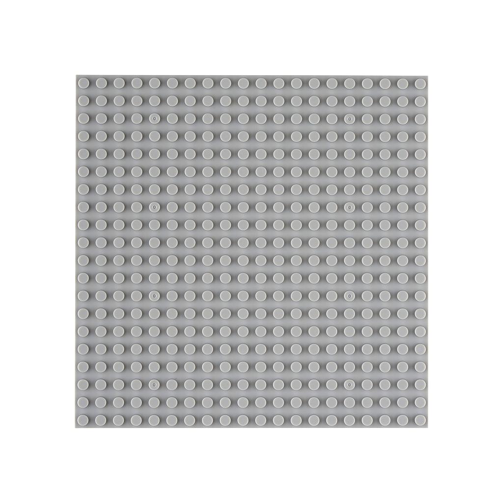 Klemmbausteine Bauplatte - 50 x 50 cm, grau