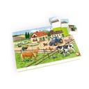 Klemmi Puzzle "Leben auf dem Bauernhof"