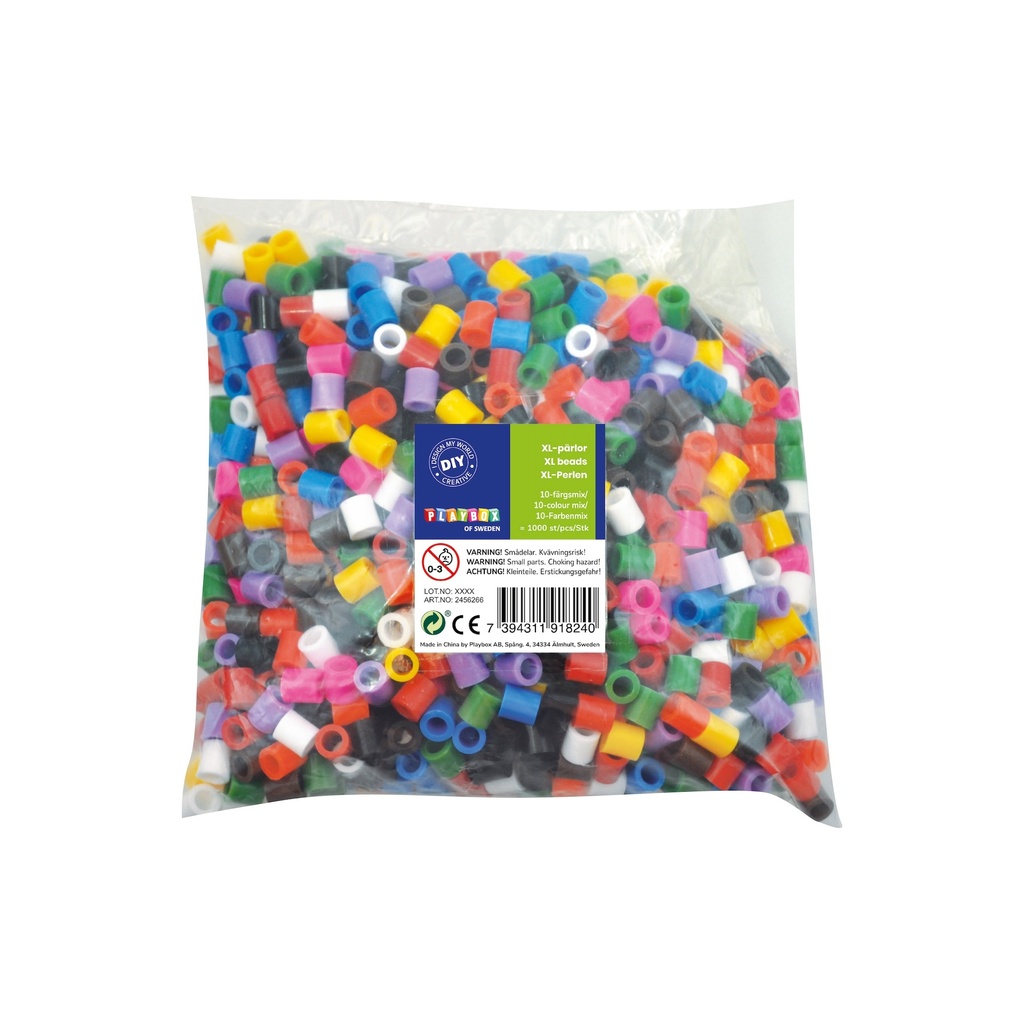 Bügelperlen XL - 1000 Stück BUNT