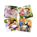 Inklusionspuzzle Oma und Opa - 4er Set