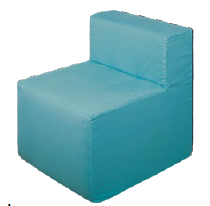 Relax Couch Sitzhöhe 34cm Kunstleder B 40 / T 45 / H 60 cm