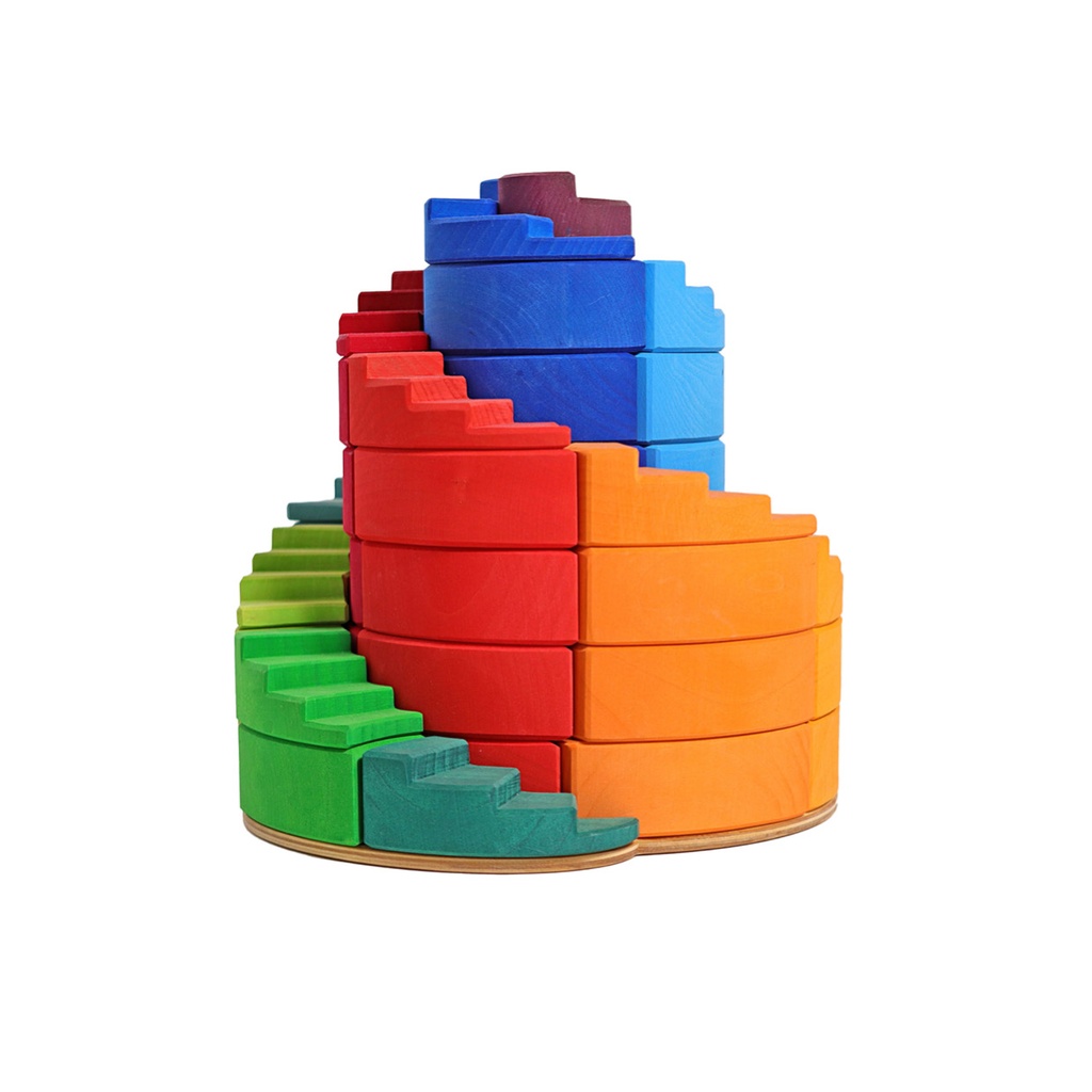 Doppelläufige Stufenspirale