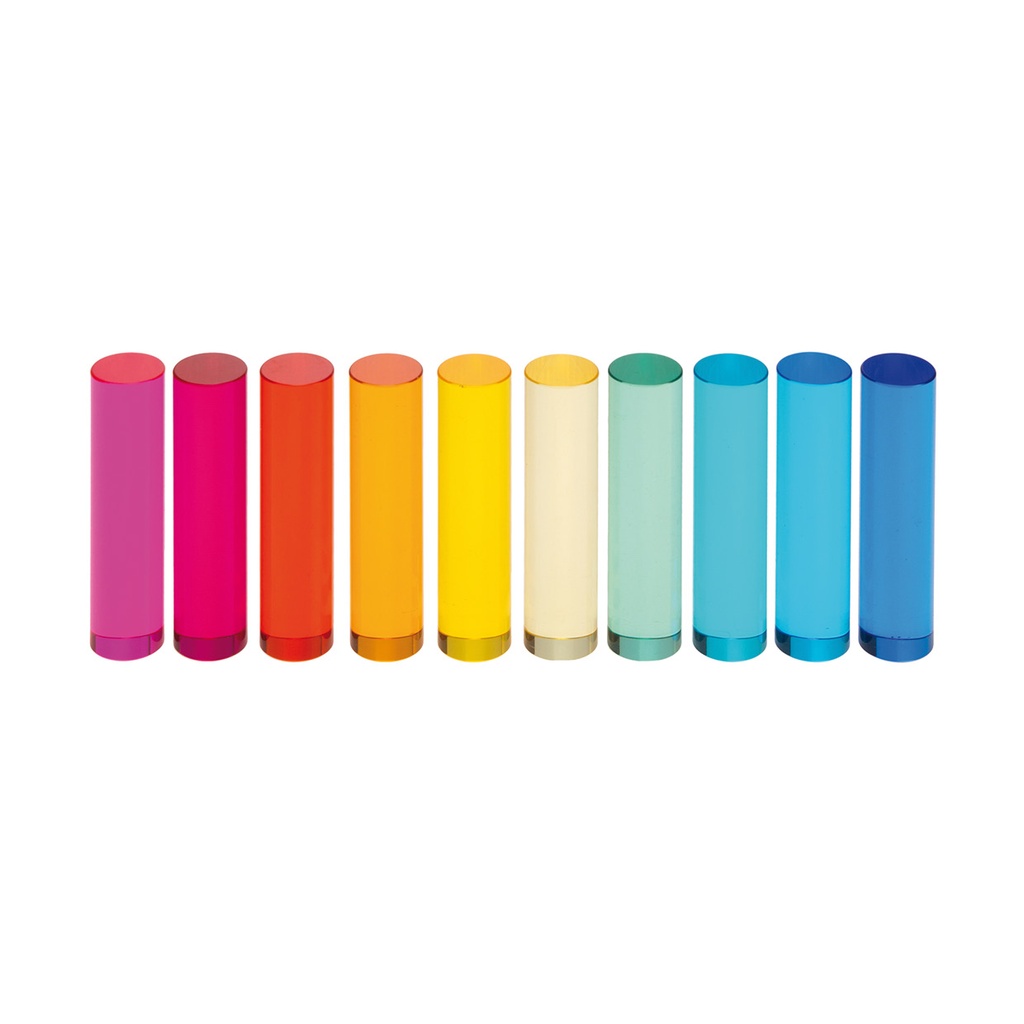Acryl-Zylinder 10er Set