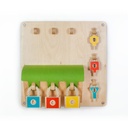 Wandspiel Schatzkiste mit Schlössern 