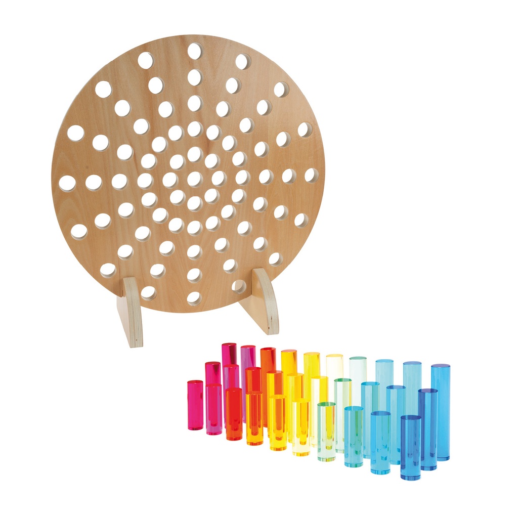 Acryl Zylinder Mega Set mit Rahmen