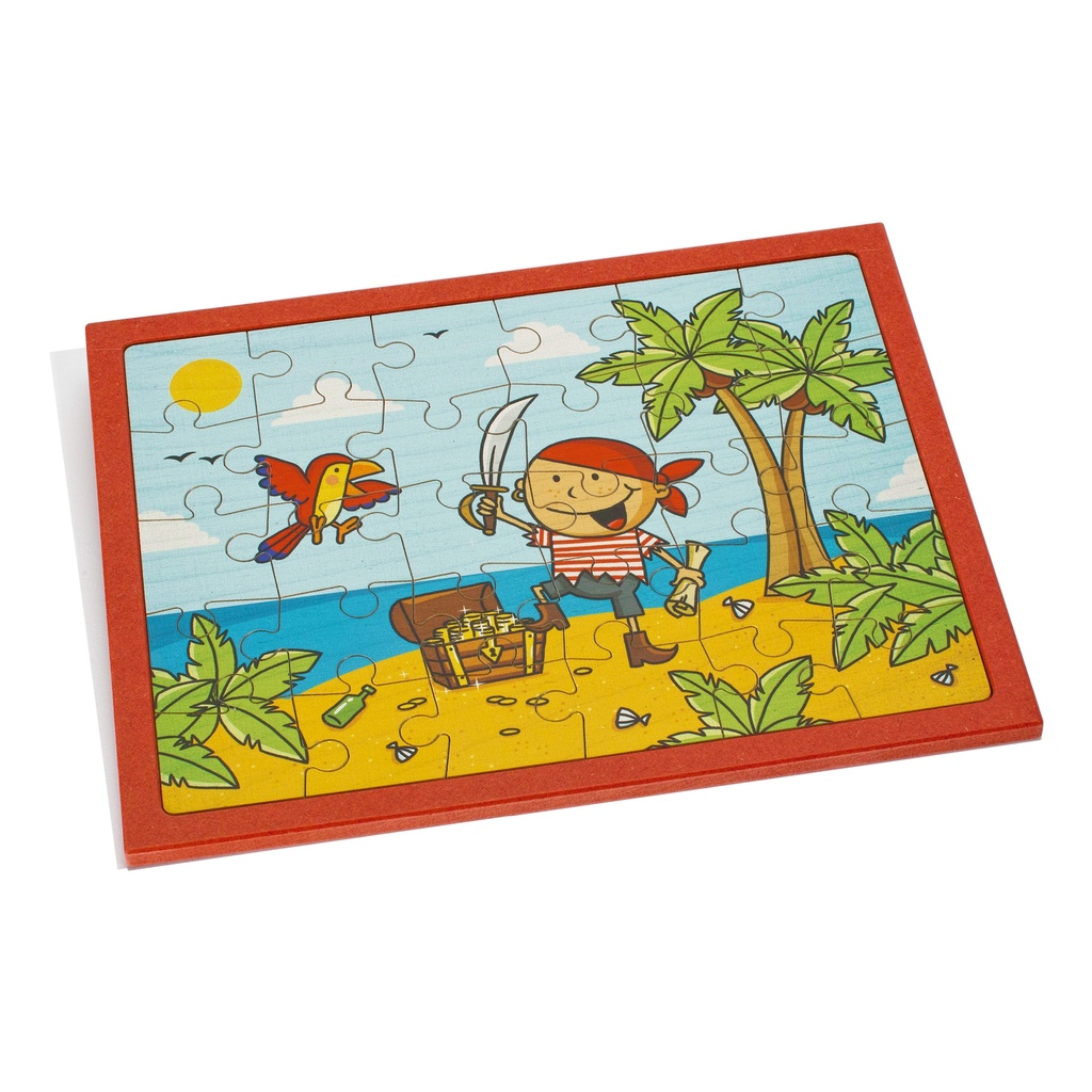Holz-Puzzle - 30 Teile Schatzinsel