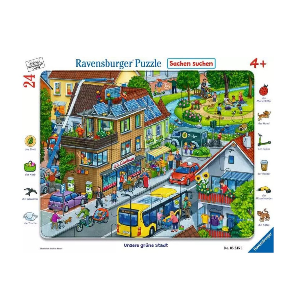 Rahmenpuzzle - 24-tlg. "Unsere Grüne Stadt"