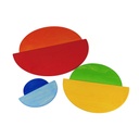 Regenbogenplatten - 6 Teile