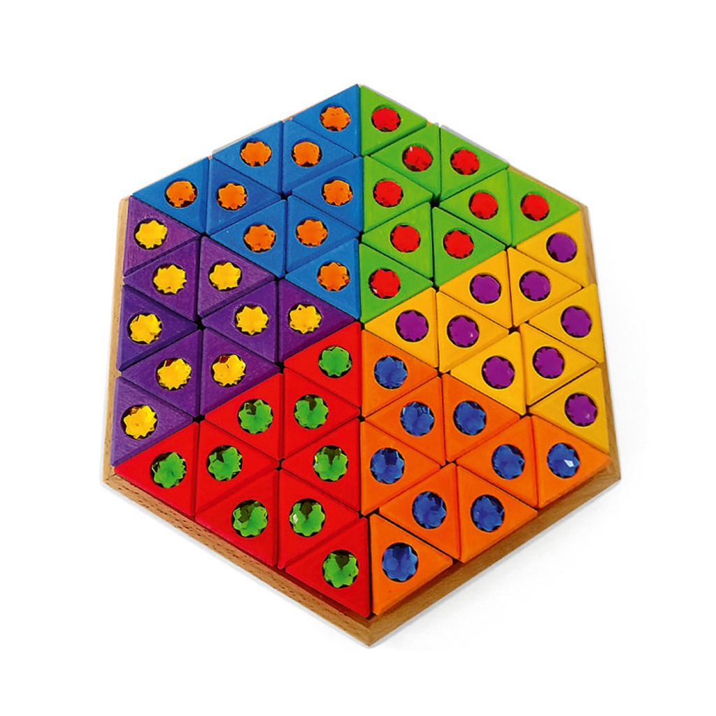 Große Dreiecke mit Funkelsteinchen