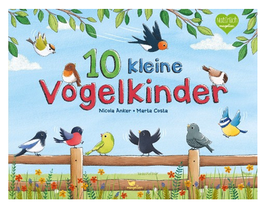 10 kleine Vogelkinder