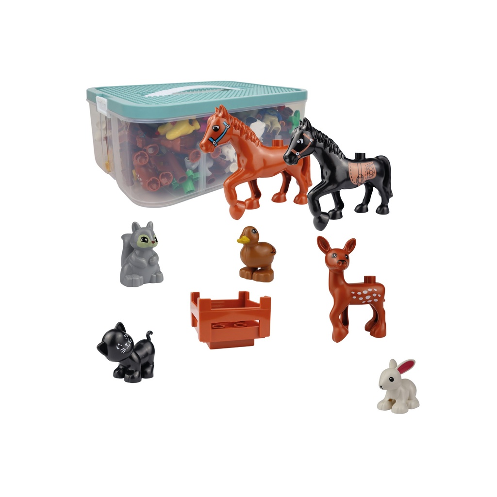 Klemmbausteine Junior Set - Farm Tiere
