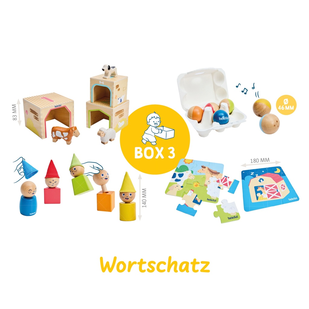 Kleine Entdecker Box 3 - Wortschatz