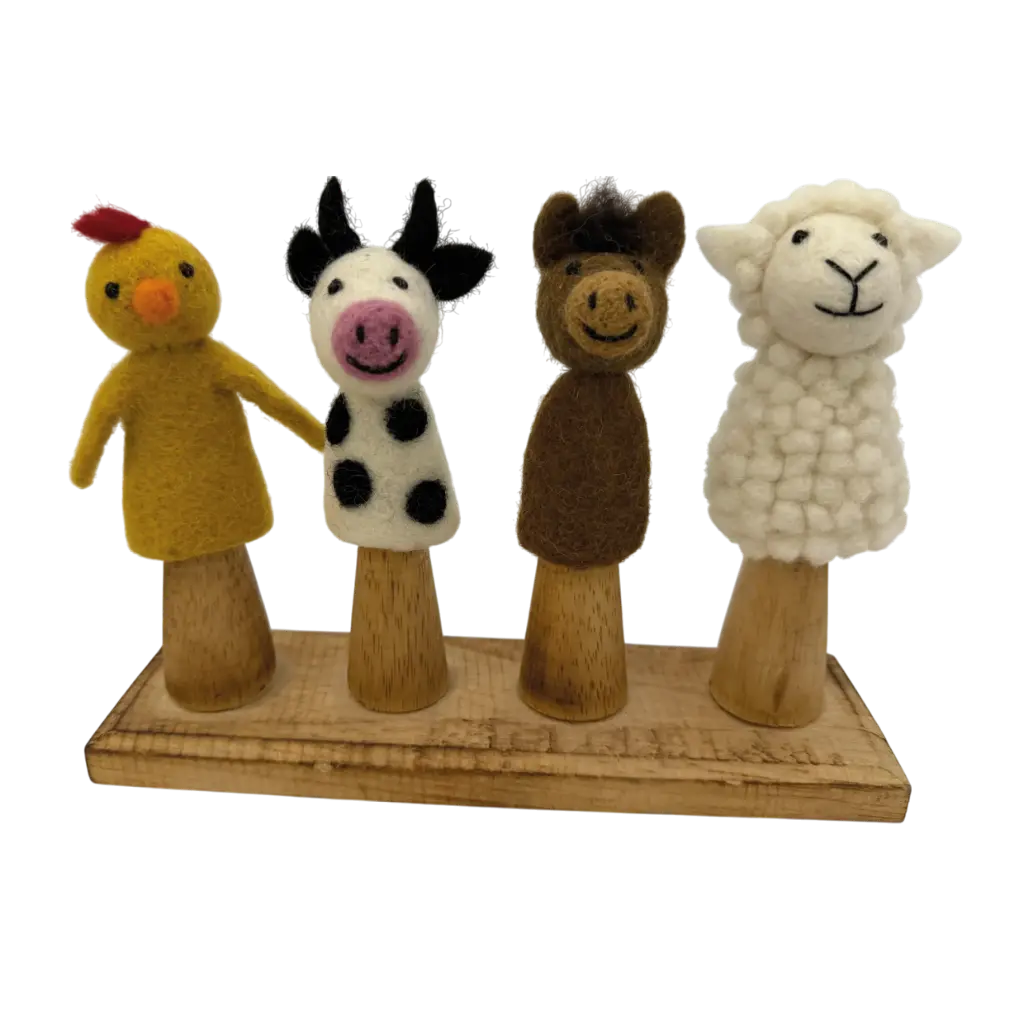 Fingerpuppen - Bauernhof Freunde