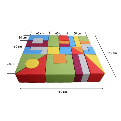 [107195] Riesenbausteine Premium - 28 Teile