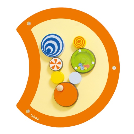 [103247] Wandspielobjekt Raupe "Kreisel"