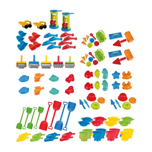 [108202] Profi Sandset Grundausstattung - 107 Teile