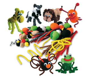 [W113191] Bastelset Pompon Tiere