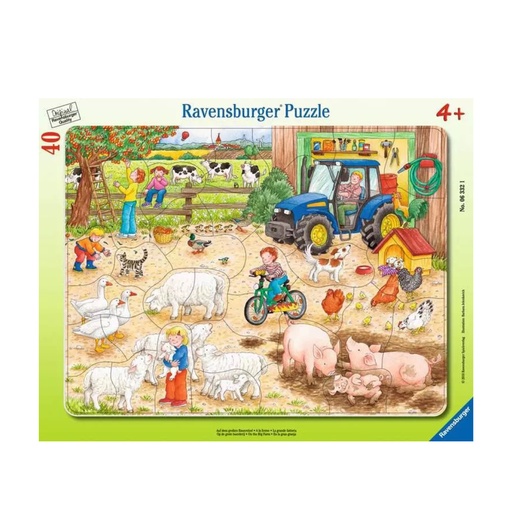 [104134] Rahmenpuzzle - 24-tlg. "Auf der Baustelle ist was los"