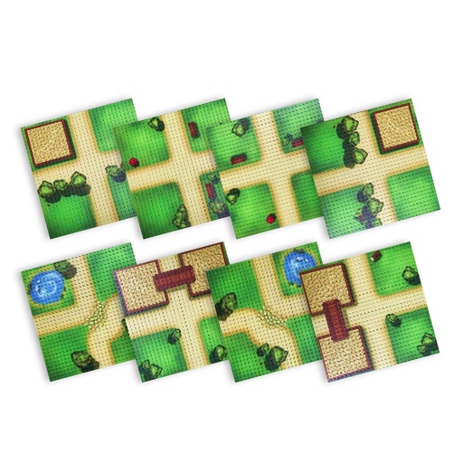 [103008] Klemmbausteine Bauplatten Set - Bauernhof 8er