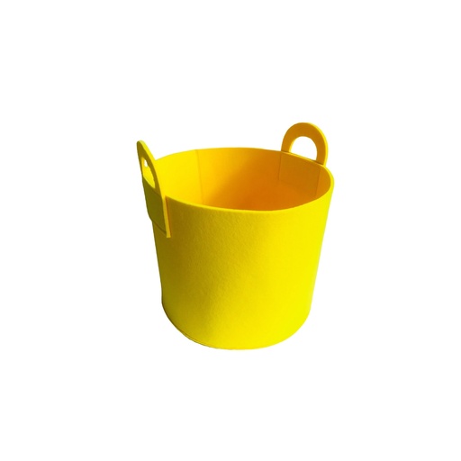 [115025-01] Filzkorb L gelb