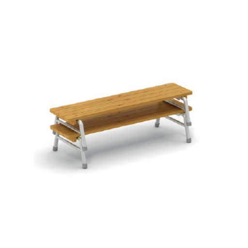 [108139] Outdoor Bänke 2er Set - 120 cm
