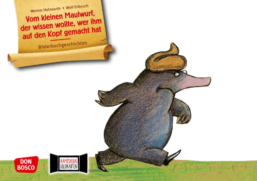 [4260179516535] Kamishibai - Vom kleinen Maulwurf, der wissen wollte, wer ihm auf den Kopf gemacht hat.