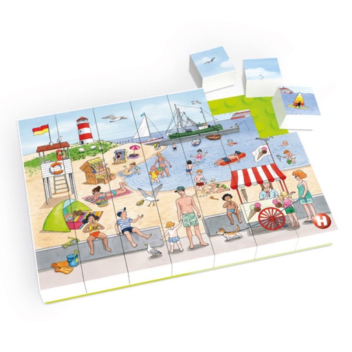[104123] Duplo® kompatibles Puzzle - Ausflug zum Badestrand