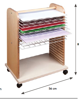 [110128] Trockenwagen bis A3 mit 20 Trockengittern