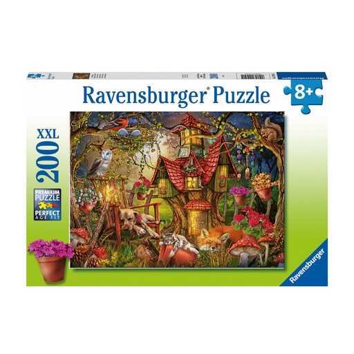 [104301] XXL Puzzle 200 Teile "Das Waldhaus"