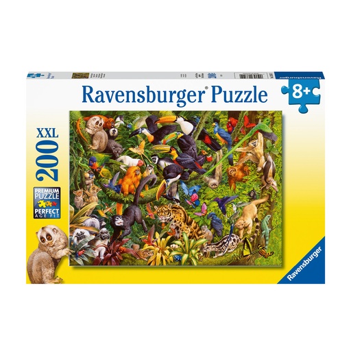 [104303] XXL Puzzle 200 Teile "Bunter Dschungel"