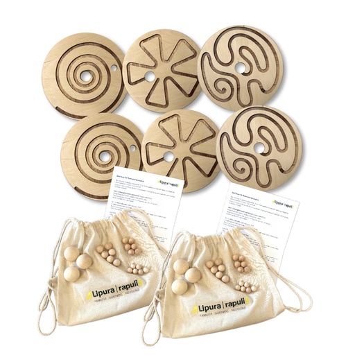 [AK85b] Feinmotorikscheiben 6er Set mit Kugeln