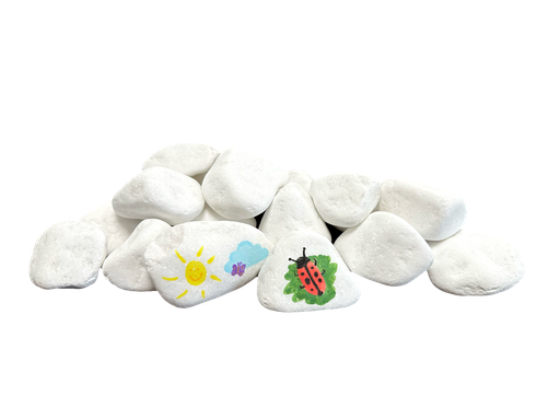 [W113295] Marmor Malsteine - 25 Stück