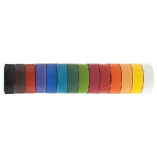[113339] Tempera Farbblöcke - Ø 55 mm, 14 Farben